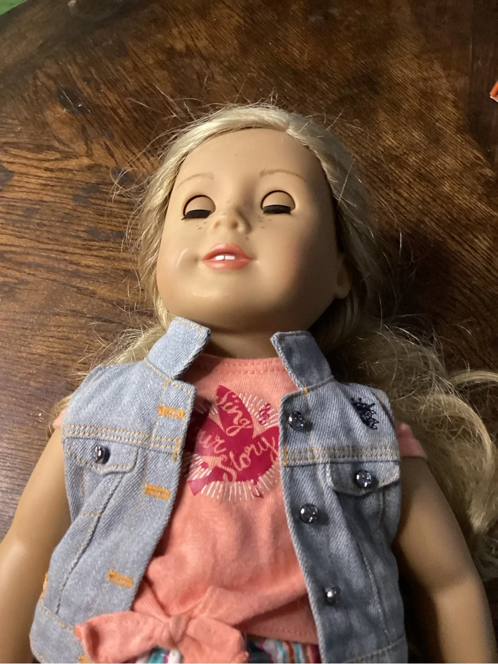 American Girl Doll Tenney w/ Doll Carrier Backpack
